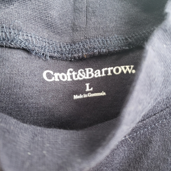 Croft and barrow men's mockneck long sleeve - Picture 4 of 5